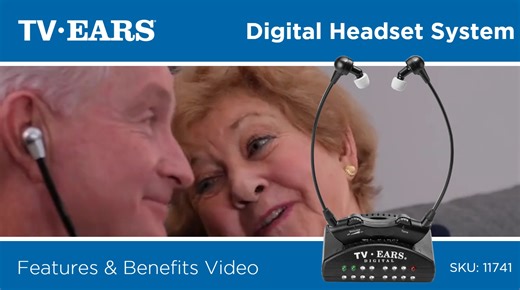 Watch TV Ears Digital Headset System - Features and Benefits Video on Amazon Live