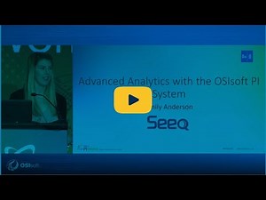 Advanced Analytics with the OSIsoft PI System