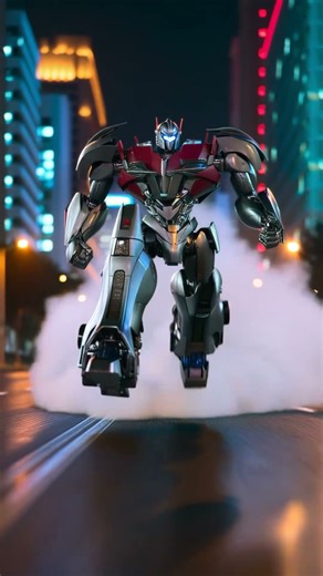 Giant Robot Rises in the City! 🤖 Epic Transformation AI Short