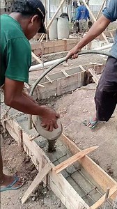 denser concrete with concrete vibrator.