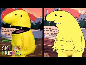 "Charlie Dies and Doesn't Come Back" Puppet Comparison | Smiling Friends | adult swim