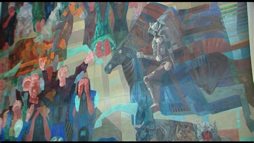 Inaugurada em Paris a exposição dos painéis 'Guerra e Paz', de Cândido Portinari