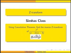 #inversez_transform || Using convolution theorem, find inverse Z- transform