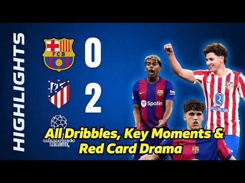 Barcelona vs Atletico Madrid | All Goals Key Moments | UCL 2026