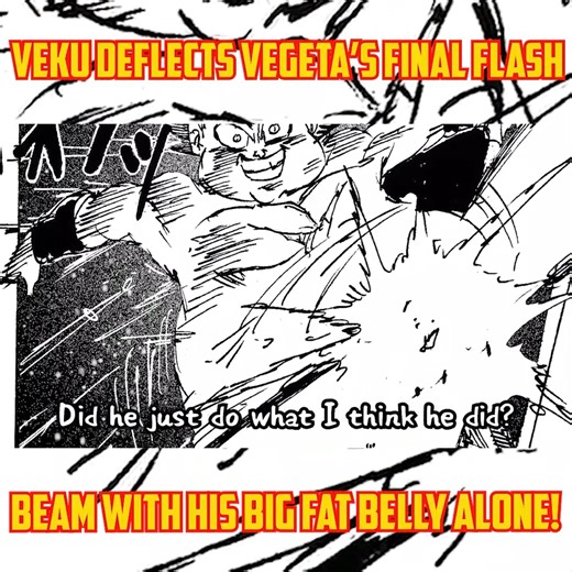 11K views · 146 reactions | Veku deflects Vegeta's Final Flash beam with his big fat belly alone!  | CALLMEARJ | Facebook