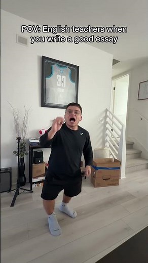 English teachers when you write a good essay.. 😭