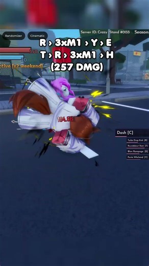 Agnes Tachyon (Okarun) Combo on Sakura Stand #roblox #fyp #gameplay #viral #umamusume #anime