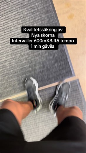Dagens intervaller ✅ #nike #diabetes #strava #eskilstuna #löpning
