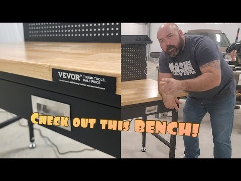 The PERFECT Workbench?! Vevor Heavy Duty Oak Top Workbench.