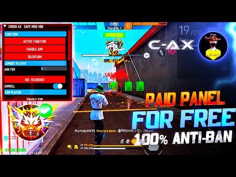Antiban Free Fire Panel || Free Fire Mod Menu 100% Safe 💀 Free Fire Injector Safe ✅ || #freefire​