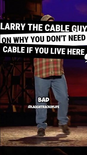 Larry The Cable Guy On Why You Don't Need Cable If You Live Here...