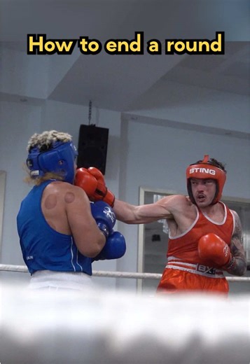 😬 How you end a round ! #boxing #boxingtraining #amateurboxing #boxingfitness #boxinglife