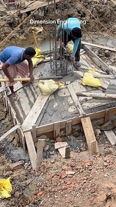 Footing Dhalai #reels #reelsviral #reelsinstagram #civilengineering | Dimension Engineering & Construction Pvt. Ltd.