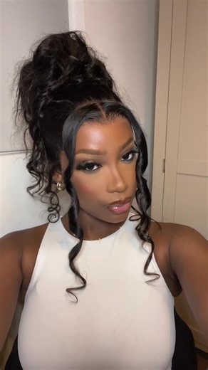 Easy Updo Messy Bun Tutorial for Black Women