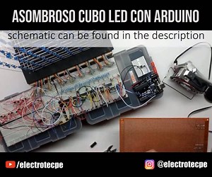 Asombroso cubo LED con Arduido. ¡Debes intentarlo!