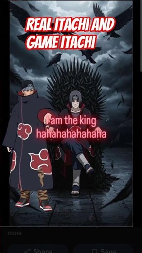 itachi in game ☠️✌️#shorts #viral #naruto #itachi 🔥🔥🎥👇