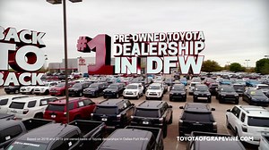 22K views | We have one of the largest Pre-owned Inventories in North Texas! Get our best prices on all makes, all models and all you have to do is pick out a color! Hurry into the #1 Pre-owned Toyota Dealer in Dallas-Fort Worth! | Texas Toyota | Facebook