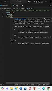 Multiple placeholder with format method in python #pythontutorial #pythonforbeginners