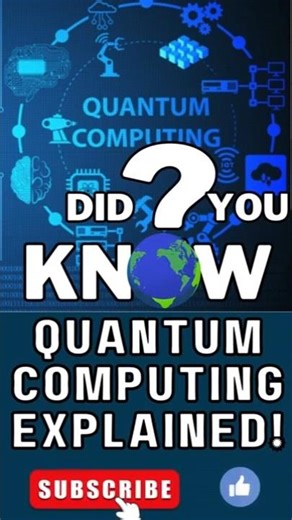 Quantum Computing Computers Qubits Explained Mind Blowing Facts You Need to Know 4K #short Short