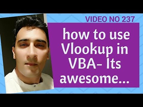 Learn Excel - Video 237 - VBA Vlookup Function with loops