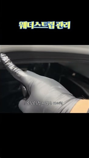 차량 웨더스트립 고무몰딩 관리법 #아이폰17프로 #웨더스트립 #관리