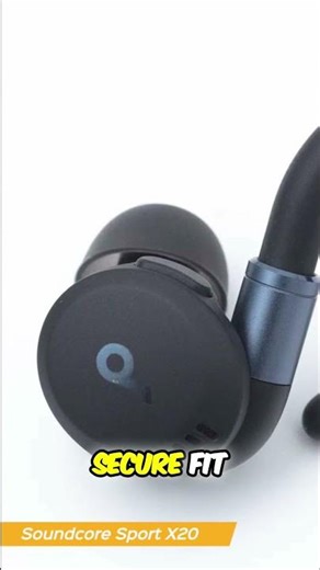 Soundcore Sport X20: Secure Fit Earbuds for Intense Workouts! #shorts