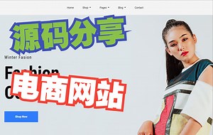 HTML CSS jQuery响应式电商网站大学期末作业（含源码）