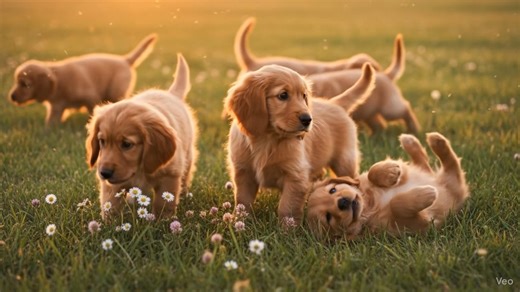 A group of adorable puppies are full of happiness as they play together, wagging their tails and running around with excitement. Their joyful energy and cute little faces will surely make your day brighter! HappyPaws #cutepuppies #playfuldogs #dogloversuk #puppyfun #AdorablePets #petlovers #PuppyJoy #dogsoffacebook #animallover | Happy Paws | Facebook