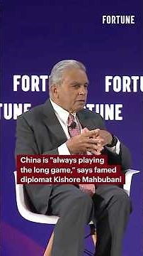 China is "always playing the long game,” says famed diplomat Kishore Mahbubani #China #business