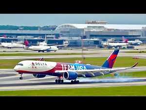 Delta Team USA A350 100th Anniversary A350 USA C40 Spotting ATL