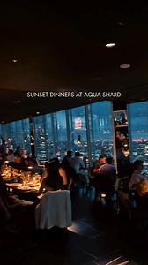 Your view, your moment. Tag us to share your stunning Aqua Shard sunset snaps 🌅 Reservations: link in bio #AquaShard #TheShard #SunsetDinner #SunsetMenu | Aqua Shard