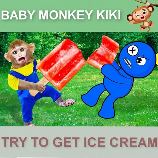 Kiki tries delicious ice cream for the first time!