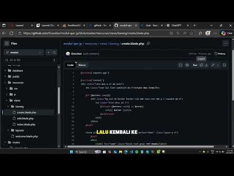 Cara Membuat Aplikasi CRUD Sederhana Menggunakan Laravel dengan Bantuan AI