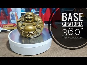 BASE GIRATORIA EXHIBIDOR 360 (TRES VELOCIDADES)