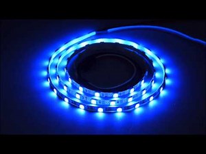 極細NeoPixelRGBテープLED点灯イメージ