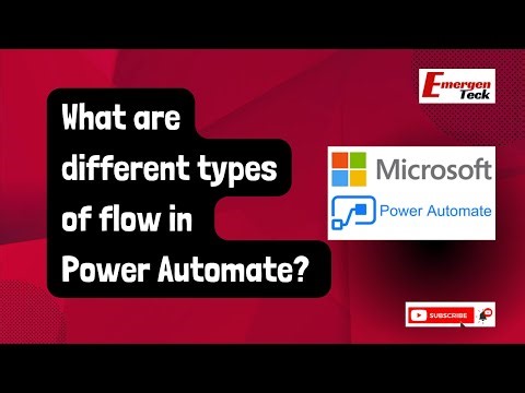 What are different types of flow in Power Automate? | Power Automate Interview FAQ | EmergenTeck