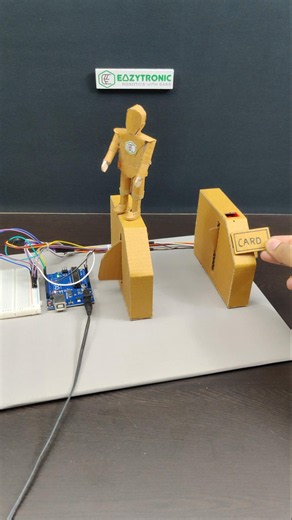 Card Metro Station Gate #arduinoprojects #arduinouno #robot #robotics #door #gate #metrogate #iot