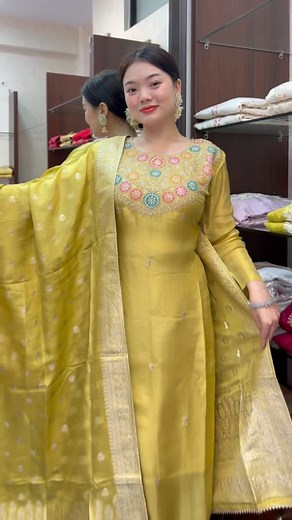 25K views · 546 reactions | Fresh arrivals !! Shimmer silk party wear set . Size:38,40,42,44 | Tara Clothing Collection | Facebook