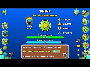Shine 100% | Easy Demon Geometry Dash 2.2 | Alejo15