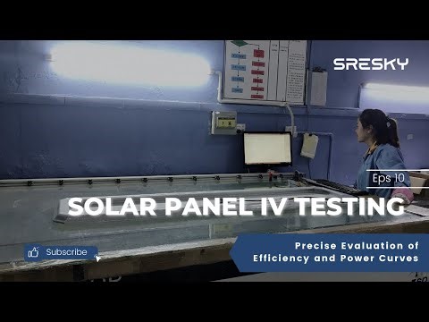 Solar Panel IV Testing | Precise Evaluation of Efficiency and Power Curves