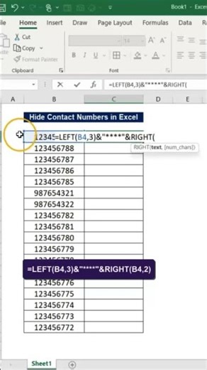 How to Use the Left and Right Function in Excel