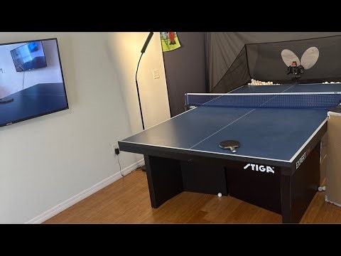 Table Tennis Training for Aspiring Beginner and Intermediate Players - Robot and Serve Practice