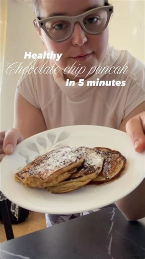 Soft healthy pancakes kind of morning 🥞✨
