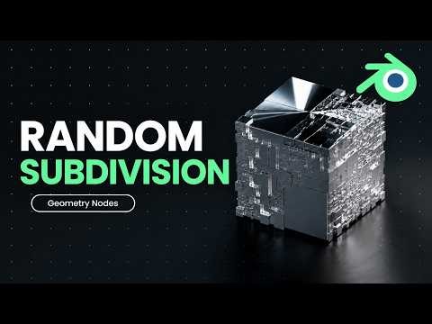 Random Subdivision in Blender Geometry Nodes