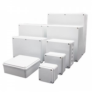 [Hot Item] Custom Plastic ABS IP65 Connection PVC Cable Screw Electrical Junction Box 3X3 PVC Junction Box