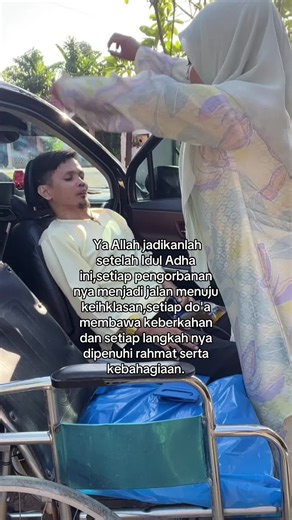Selamat hari raya aidil adha #fyp #spinalcordinjury