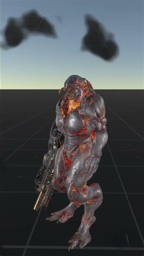 Alien Warrior 05 Test Epic Skeleton In Unity #3d #3dmodel #3dcharacter #scifi #unrealengine #unity3d