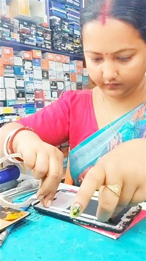 Broken Display change #mobile #smartphone #repair #worldmobilerepairingcenter #india