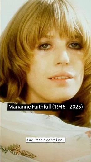 Farewell to a Legend: Marianne Faithfull’s Incredible Life & Legacy 🎶💔 #MarianneFaithfull #RIP