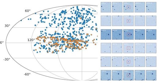 人工衛星や宇宙ごみによる1秒未満の閃光を大量検出